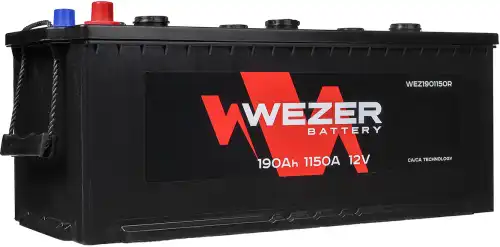 Аккумулятор WEZER WEZ1901150R 190 Ач 1150 А 513x223x223 мм 4 (-+) боковая прямая