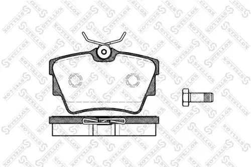 602 010B-SX 591 10=591 00=FO646881=571875B=FDB1132 !колодки дисковые з.\ VW T4 1.9-2.5TDi 96>