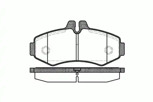 701 00 колодки дисковые !перед. \MB Vito 2.0i/2.3i/2.2CDi/2.3D/CDi 98>