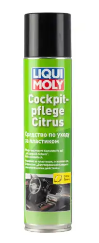 LiquiMoly Cockpit-Pflege Citrus 0.3L средство для ухода за пластиком !лимон\