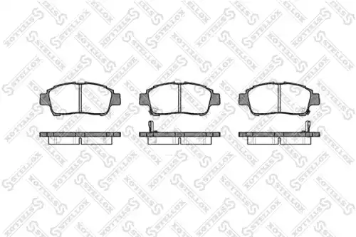 723 002-SX 712 02=D2174M-01=572404B !колодки дисковые п.\ Toyota Yaris 1.0i/1.3i/1.5WTi/1.4D 99-01