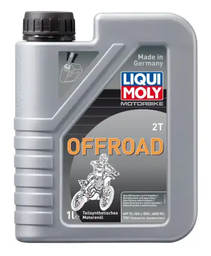 Моторное масло 2-х тактное LIQUI MOLY Motorbike Offroad 3065 полусинтетическое 1 л