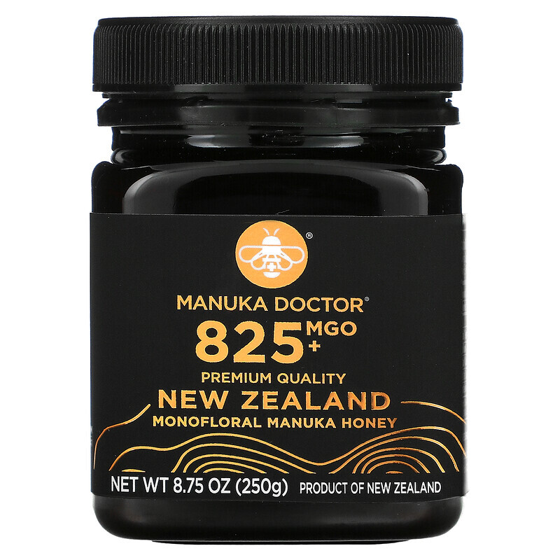 Manuka Doctor, монофлорный мед манука, MGO 825+, 250 г (8,75 унции)