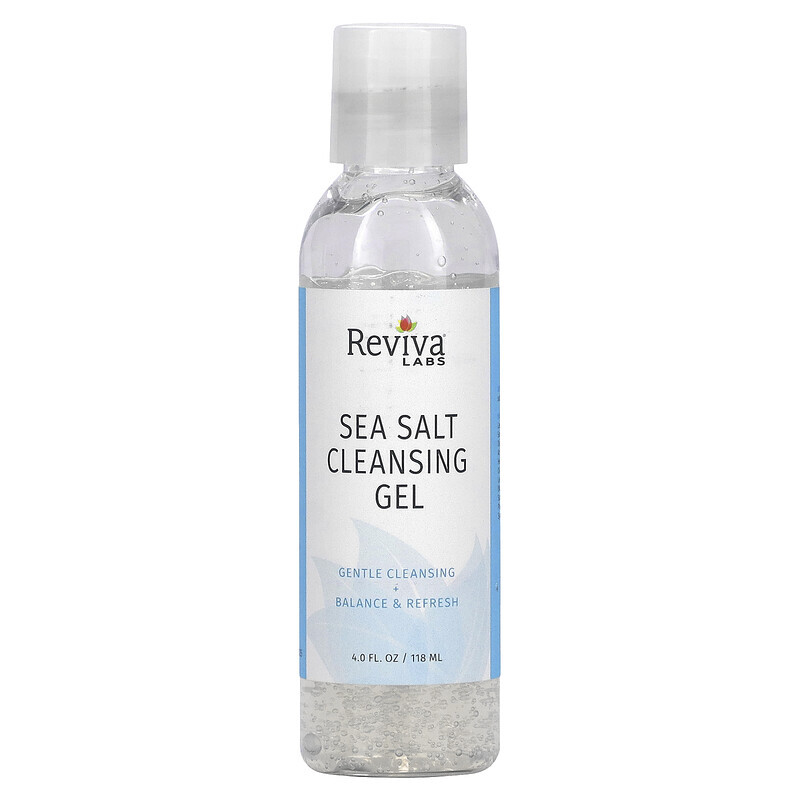 Reviva Labs, Sea Salt Cleansing Gel, 4 fl oz (118 ml)