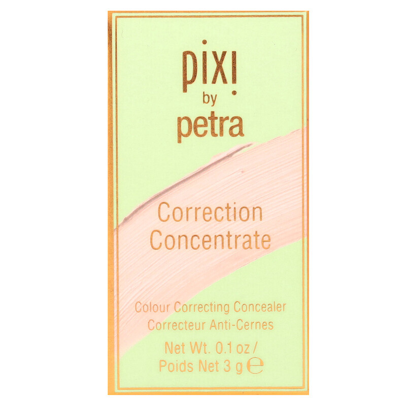 Pixi Beauty, Корректирующий концентрат, осветляющий персик, 3 г (0,1 унции)