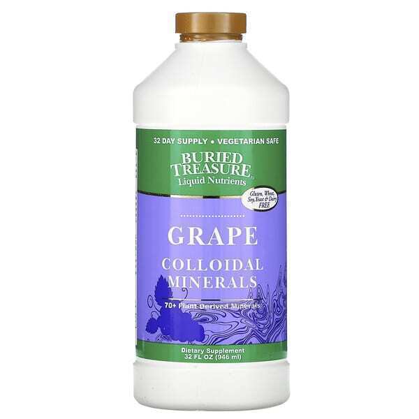 Buried Treasure, Colloidal Minerals, Grape, 33 fl oz (976 ml)