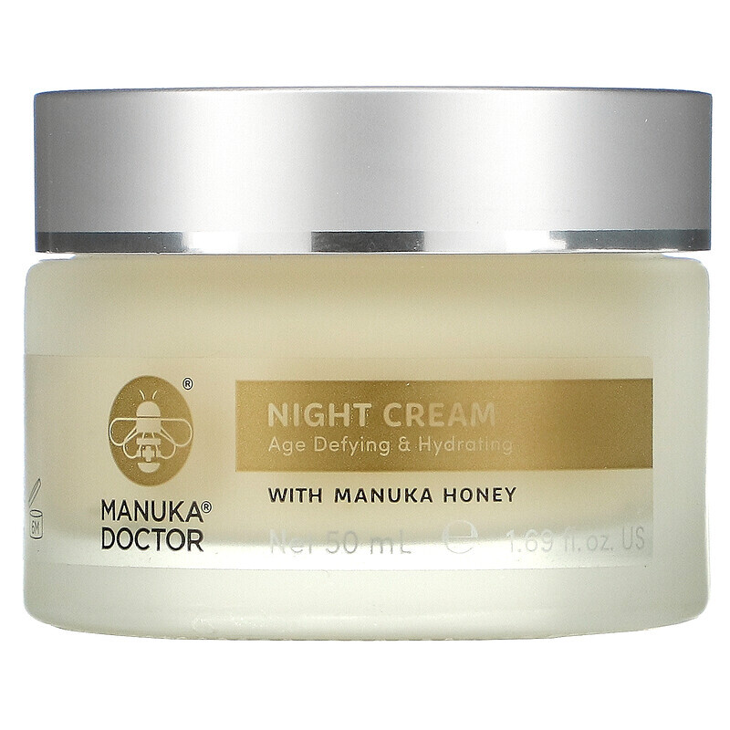 Мед манука, товары для красоты Manuka Doctor, Night Cream with Manuka Honey, 1.69 fl oz (50 ml)