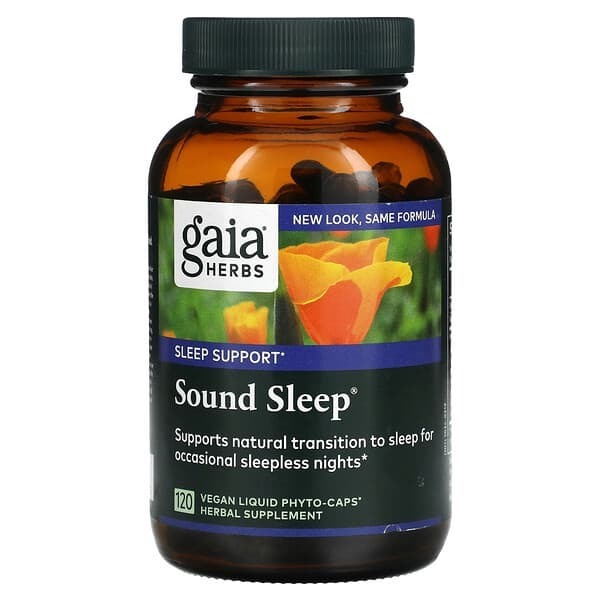 Gaia Herbs, Sound Sleep, 120 vegane Liquid Phyto-Caps