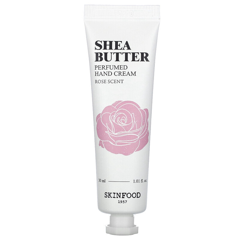 Skinfood, Sheabutter, parfümierte Handcreme, Rose, 30 ml (1,01 fl. oz.)