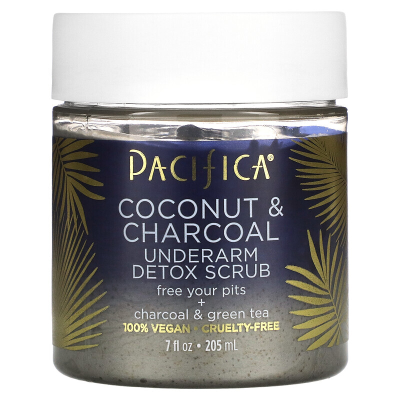 Pacifica, Coconut & Charcoal, Underarm Detox Scrub, 7 fl oz (205 ml)