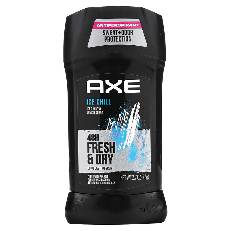 Axe, Antitranspirant, Ice Chill, Iced Mint & Lemon, 76 g (2,7 oz.)