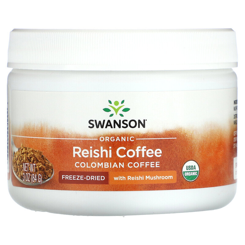   Well Be Swanson, Organic Reishi Coffee, Colombian, 3 oz (84 g)