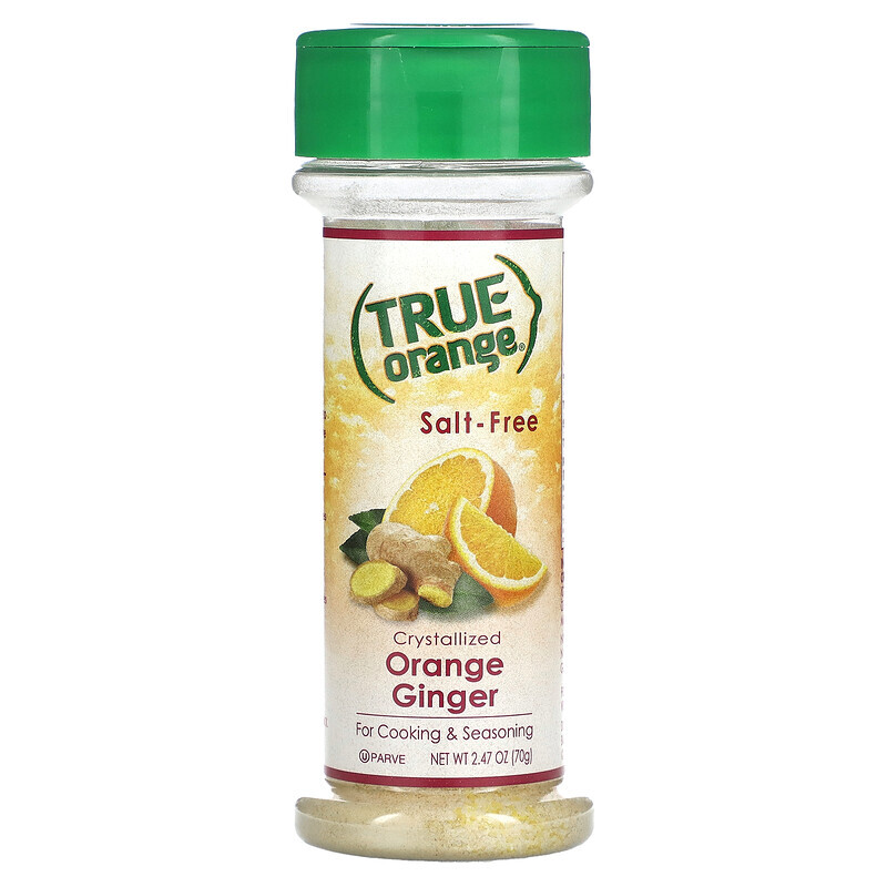 True Citrus, True Orange, кристаллизованный апельсин и имбирь, 70 г (2,47 унции)