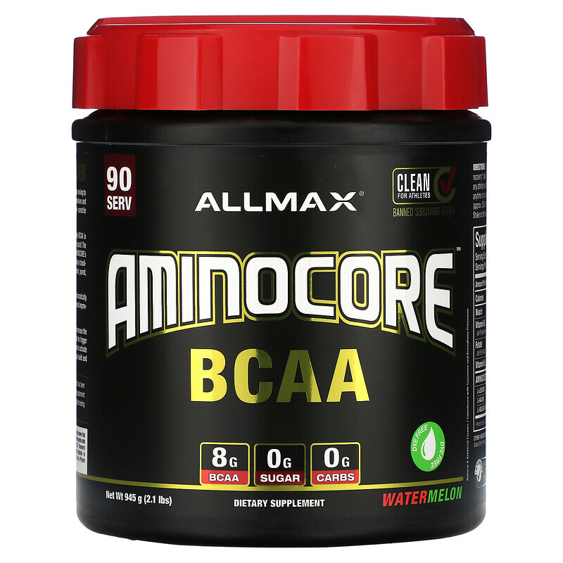 ALLMAX, AMINOCORE BCAA, арбуз, 945 г (2,1 фунта)