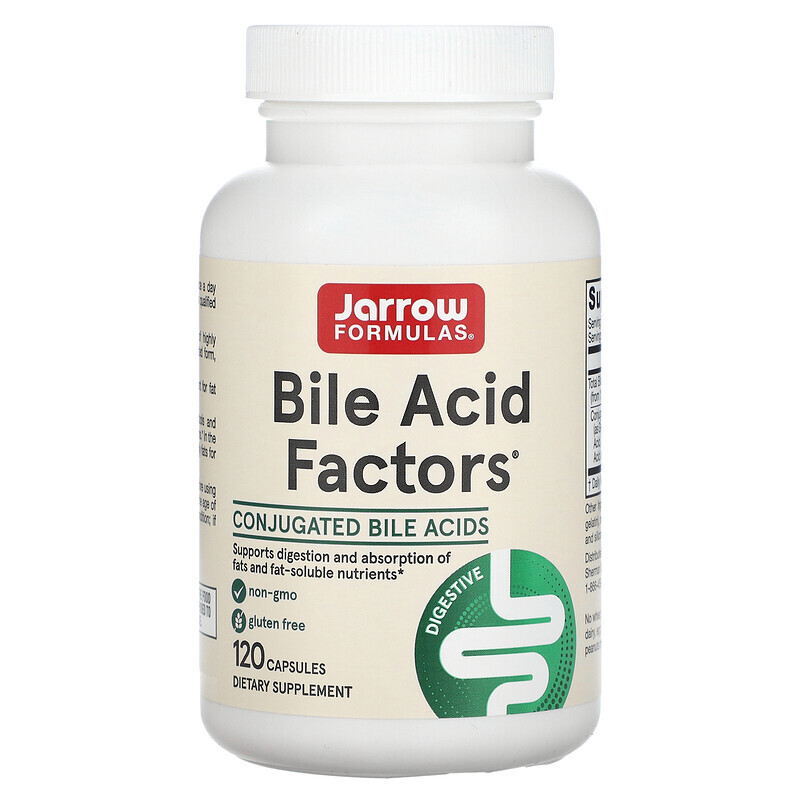 Jarrow Formulas, Bile Acid Factors, 120 Kapseln