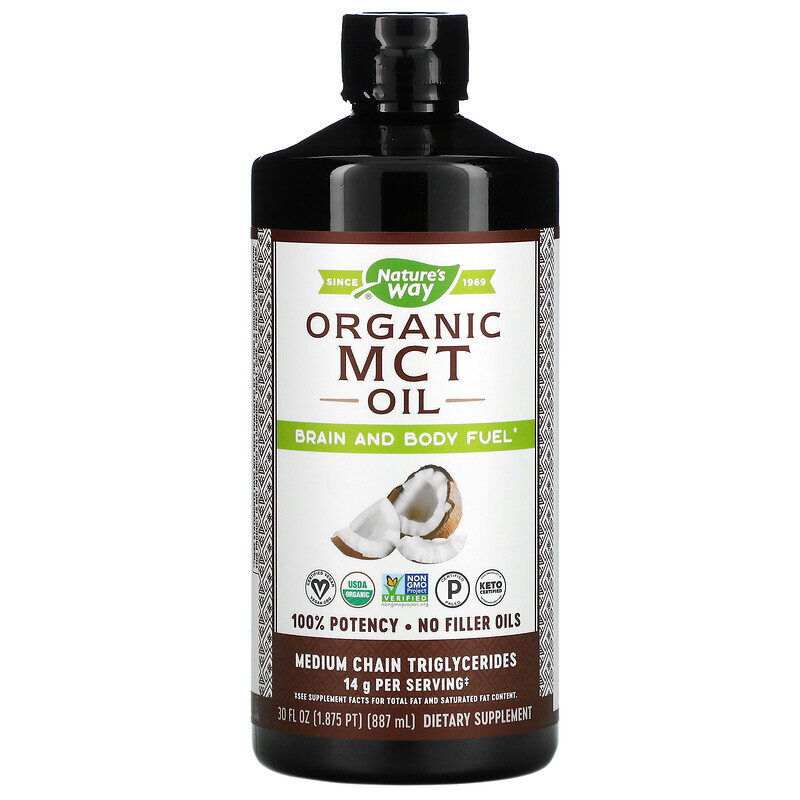 Nature's Way, Organic MCT Oil, 30 fl oz (887 ml)