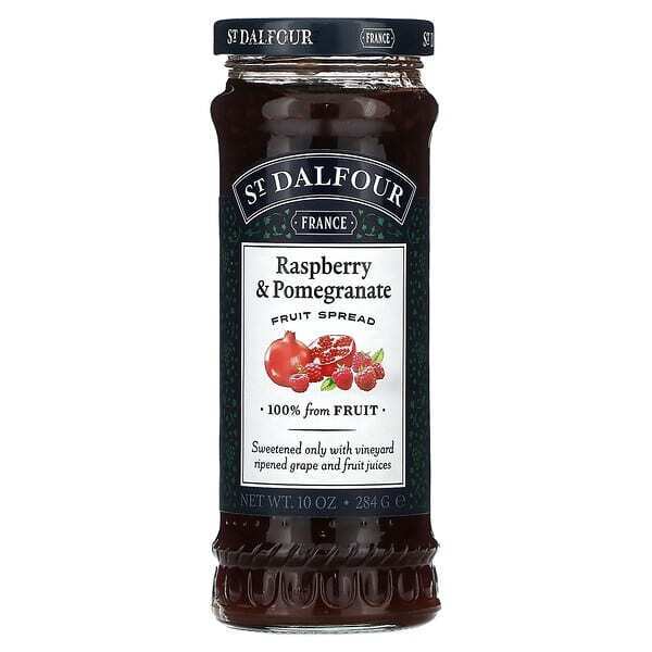 St. Dalfour, Raspberry & Pomegranate Fruit Spread, 10 oz (284 g)