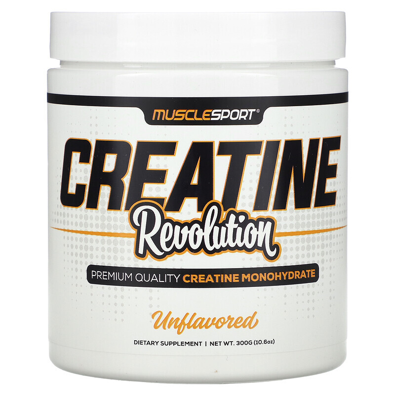 MuscleSport, Creatine Revolution, без добавок, 300 г (10,6 унции)