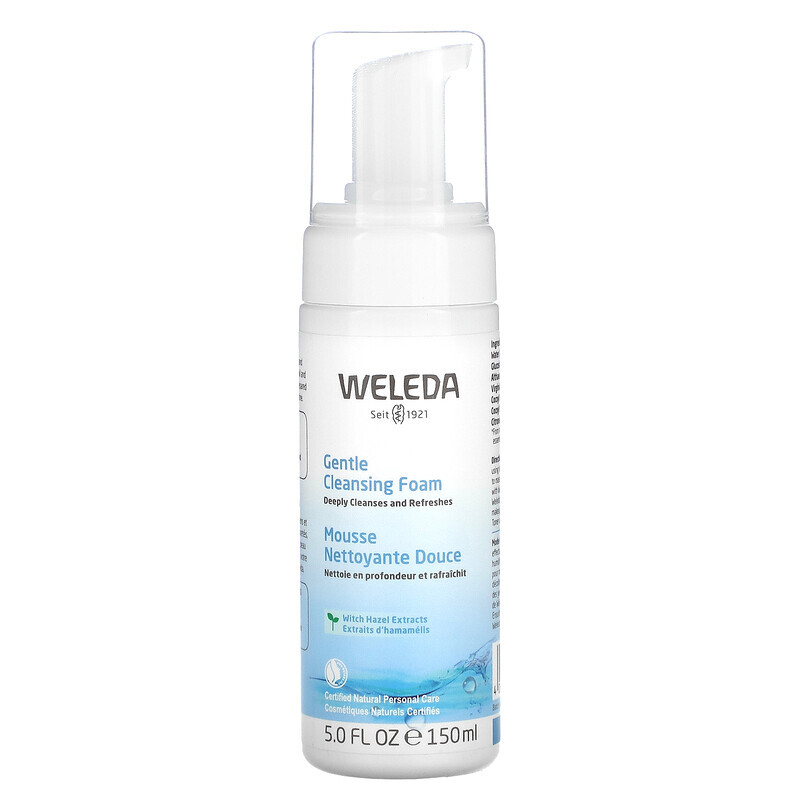   Well Be Weleda, Gentle Cleansing Foam, Witch Hazel Extracts, 5 fl oz (150 ml)