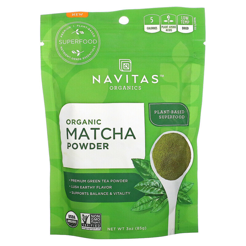 Navitas Organics, Organic Matcha Powder, 3 oz (85 g)