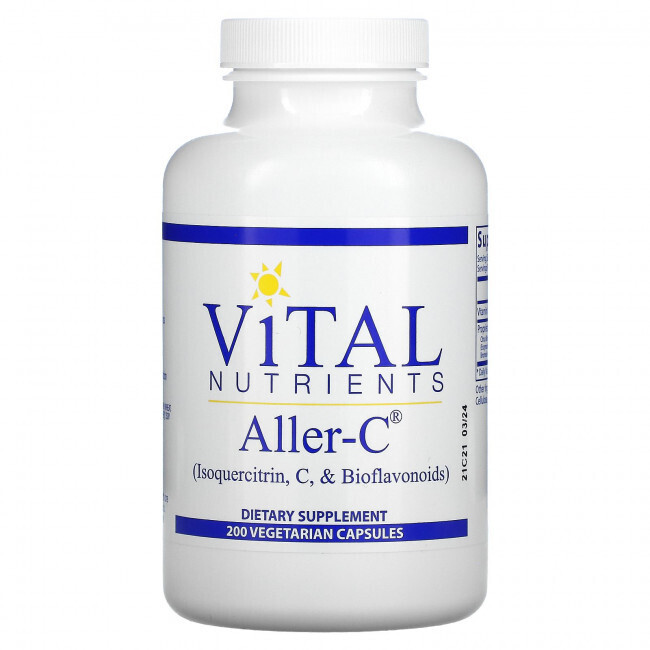 Детокс добавки  Well Be Vital Nutrients, Aller-C, 200 вегетарианских капсул