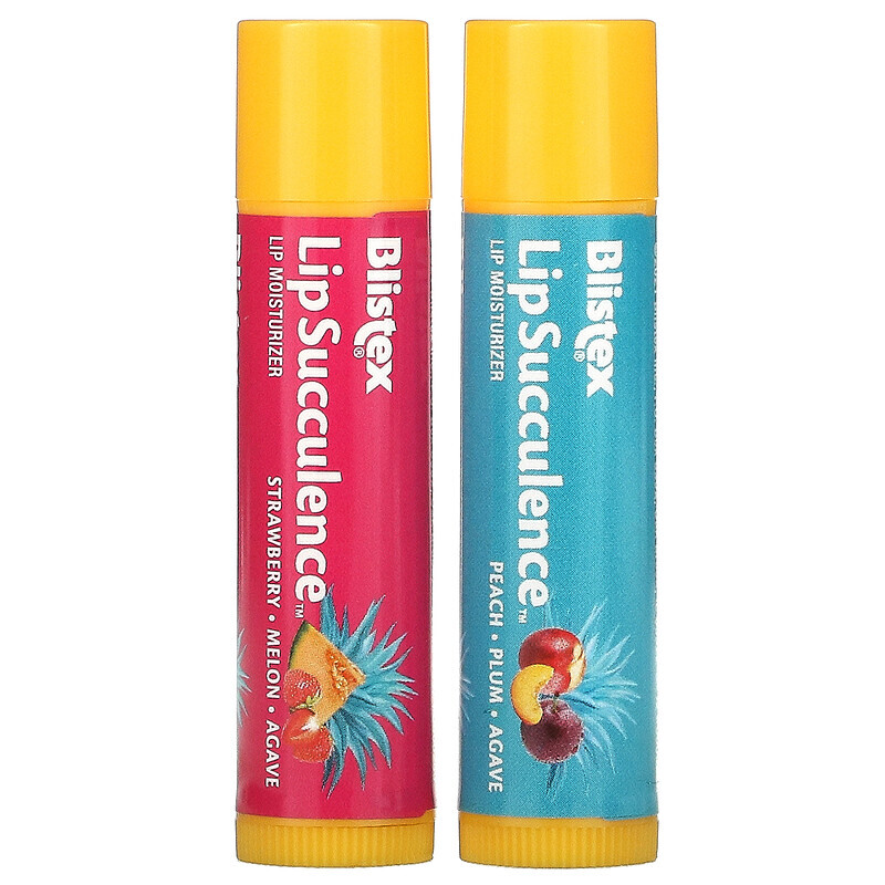 Blistex, Lip Succulence, тропические фрукты, 2 шт., По 4,25 г (0,15 унции)