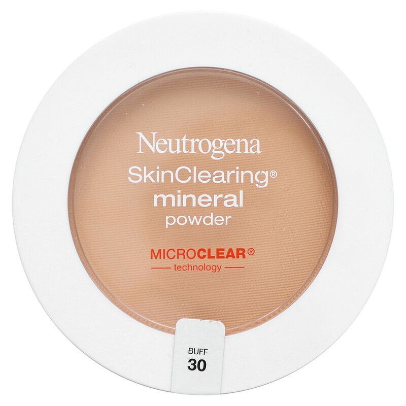   Well Be Neutrogena, Минеральная пудра для очищения кожи, бафф 30, 11 г (0,38 унции)