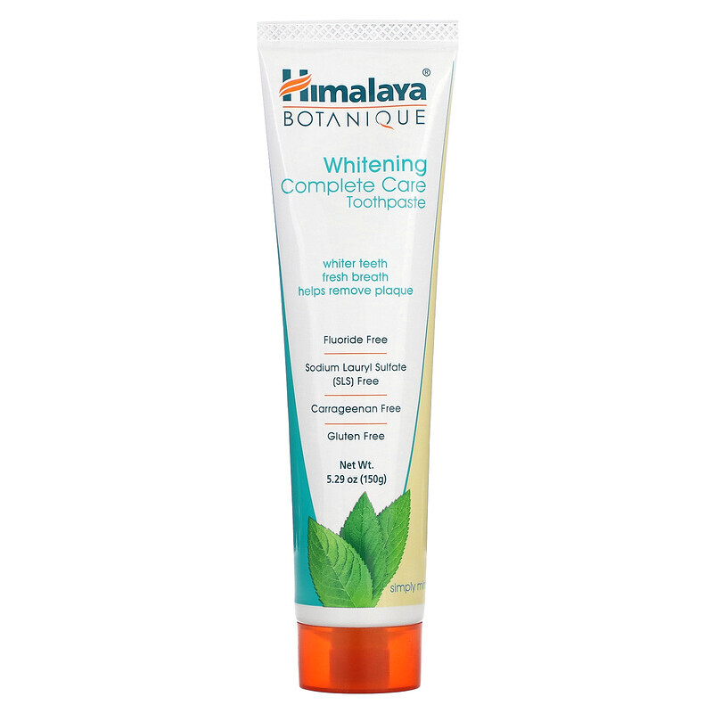  Himalaya, Botanique, отбеливающая зубная паста Simply Mint, 5,29 унций (150 г)