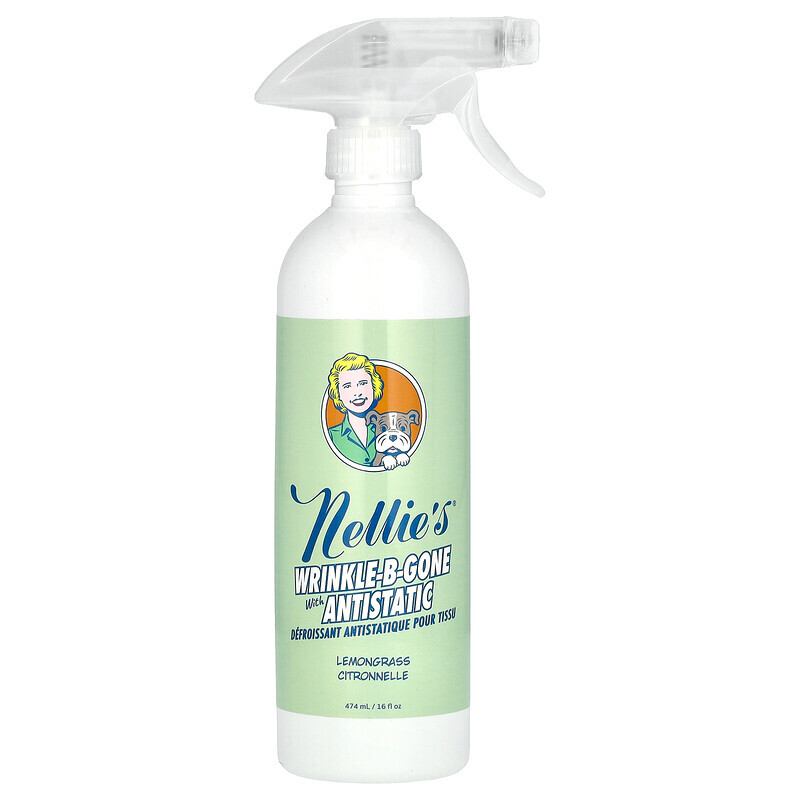 Nellie's, Wrinkle-B-Gone, Lemongrass, 16 fl oz (474 ml)