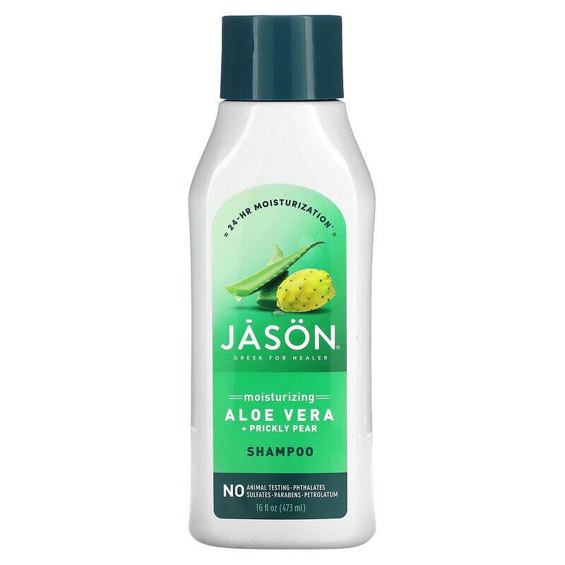 Jason Natural, Feuchtigkeits-Shampoo, Aloe Vera + Feigenkaktus, 473 ml (16 fl. oz.)