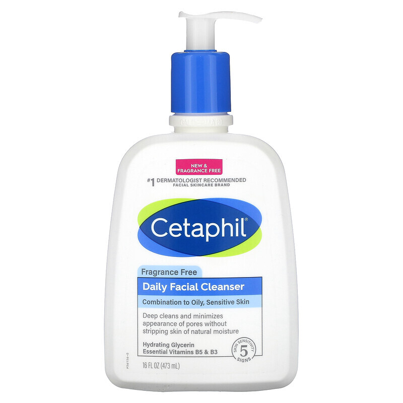 Cetaphil, Daily Facial Cleanser, ohne Duftstoffe, 473 ml (16 fl. oz.)