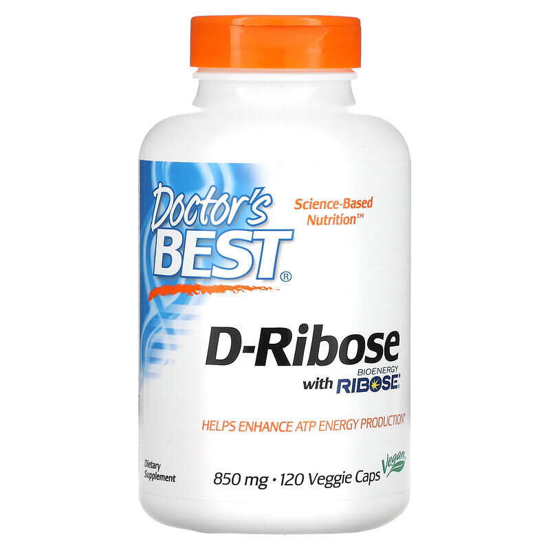   Well Be Doctor's Best, D-Ribose with BioEnergy Ribose, 170 mg, 120 Veggie Caps