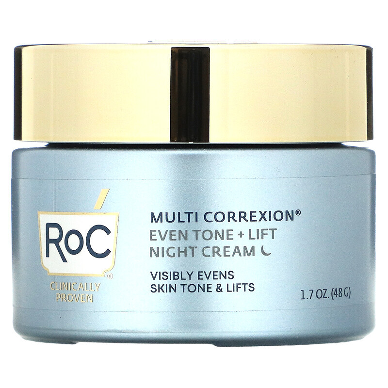 Ночные увлажняющие средства и кремы RoC, Multi Correxion, Even Tone + Lift, ночной крем, 48 г (1,7 унции)