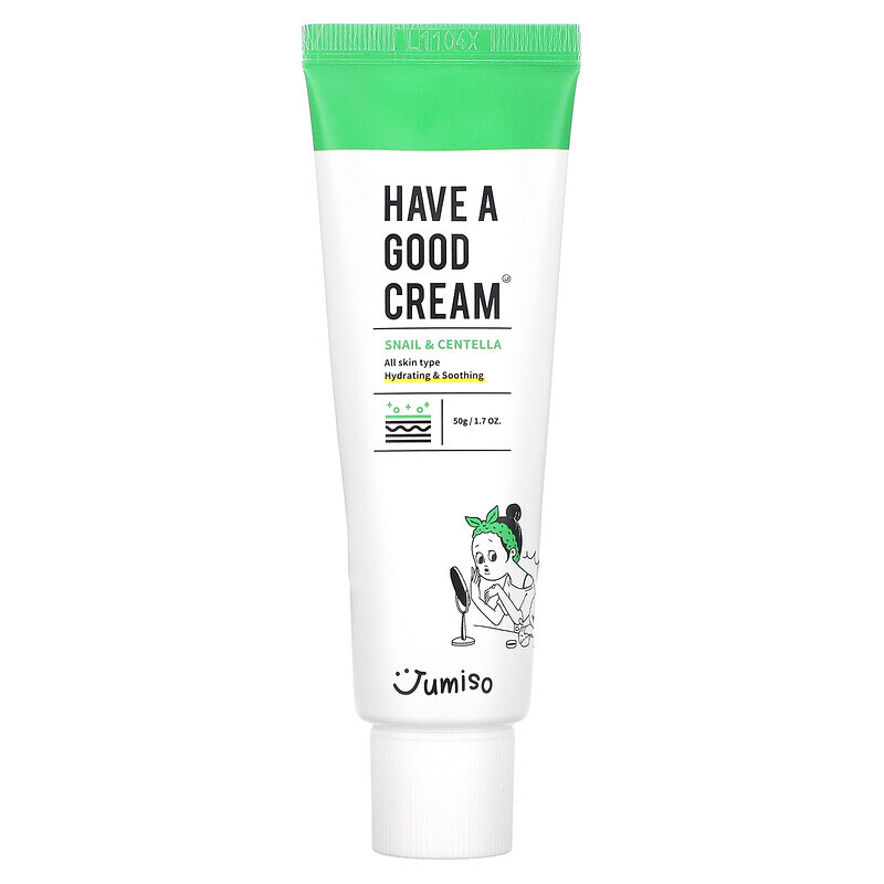 Корейские увлажняющие средства и кремы Jumiso, Have A Good Cream, Snail & Centella, 1.7 oz (50 g)