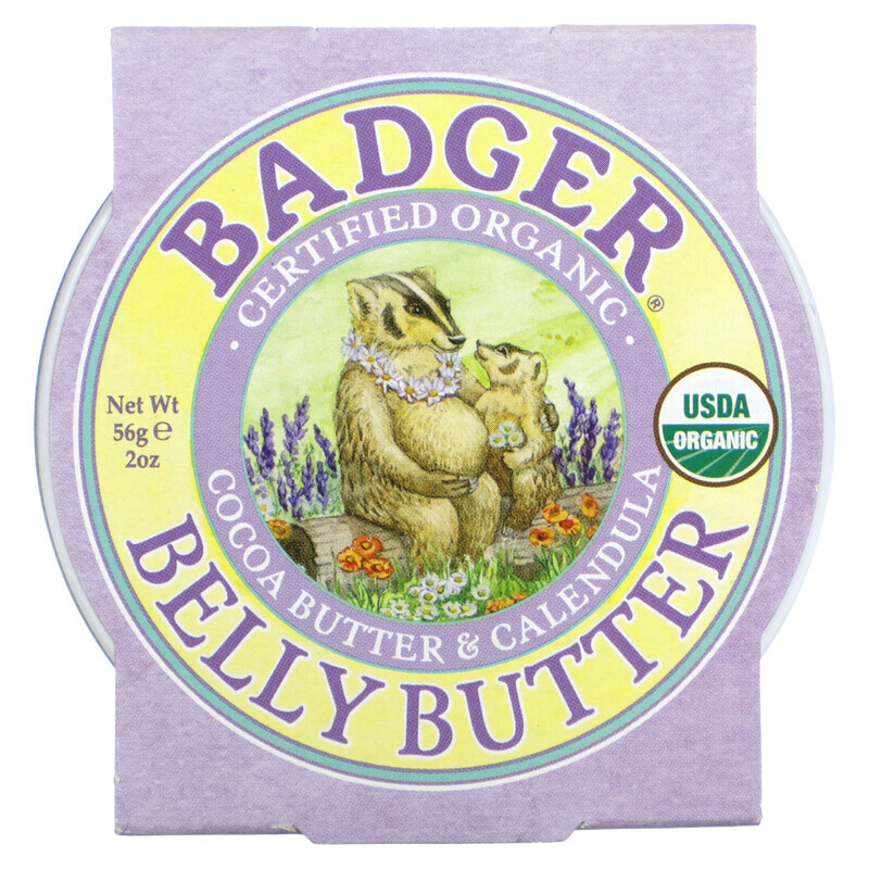 Badger Company, Bio Belly Butter, Kakaobutter und Calendula, 56 g (2 oz.)