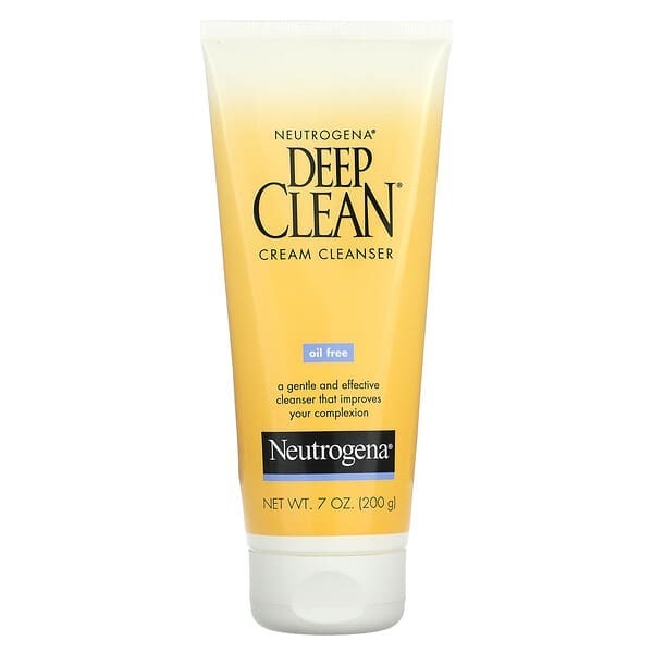  Neutrogena, Deep Clean, очищающий крем, 200 г (7 унций)