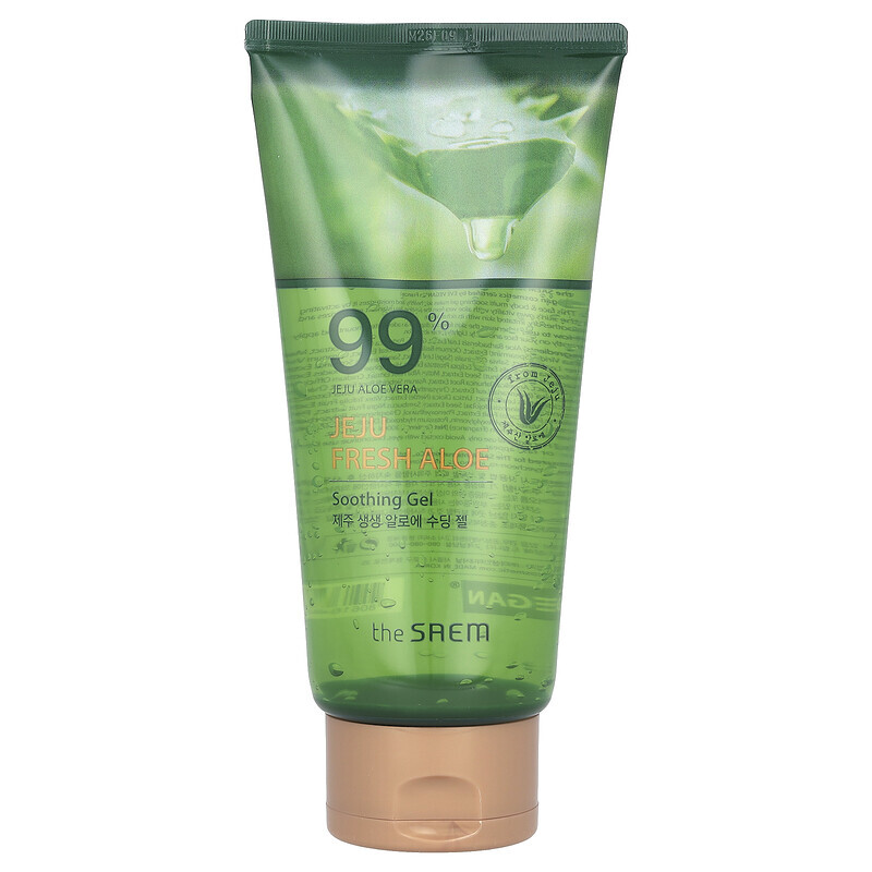  The Saem, Jeju Fresh Aloe, успокаивающий гель «99% алоэ вера», 300 мл (10,14 жидк. унций)