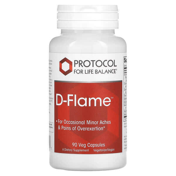 Protocol for Life Balance, D-Flame, 90 растительных капсул