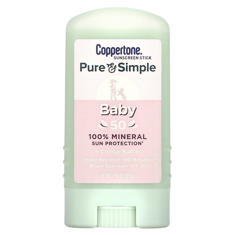 Coppertone, Baby, солнцезащитный стик, SPF 50, 13,9 г (0,49 унции)