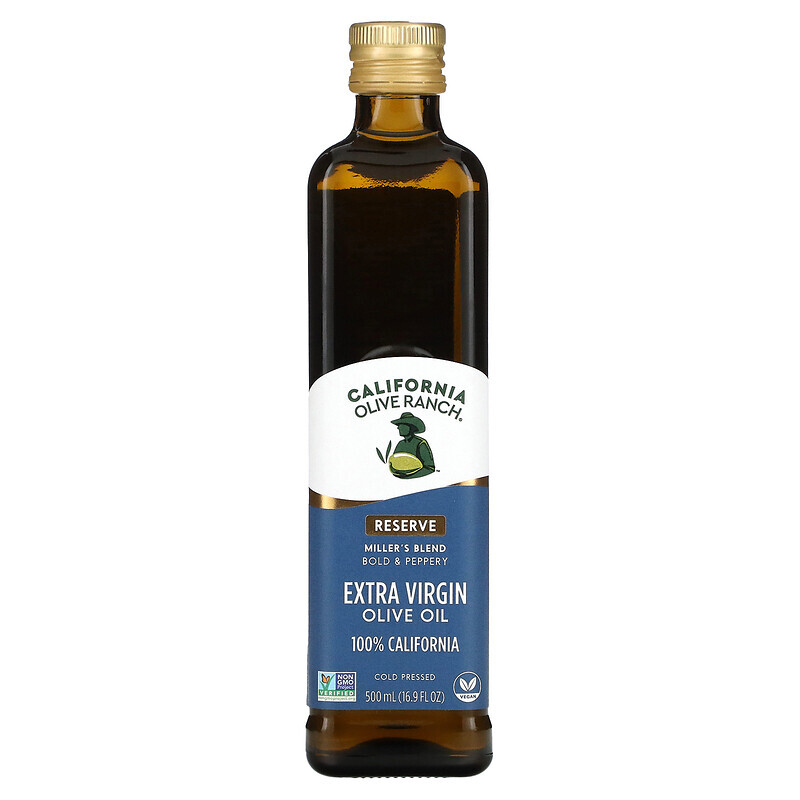 California Olive Ranch, 100% California, Extra Virgin Olive Oil, Miller's Blend, 16.9 fl oz (500 ml)