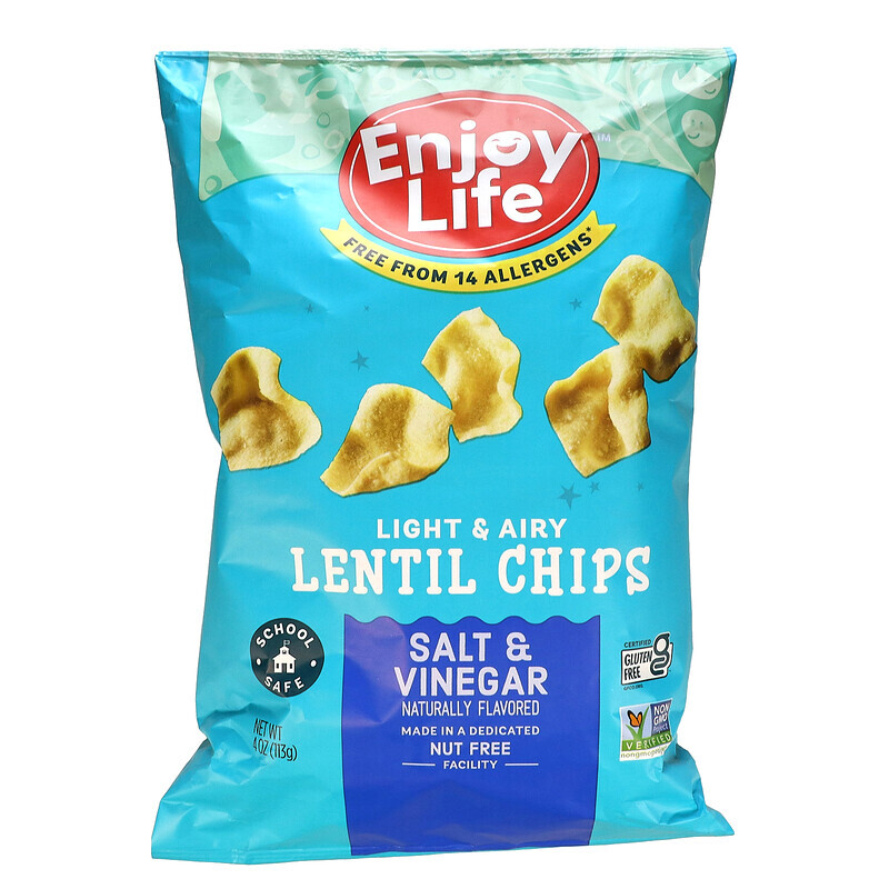 Enjoy Life Foods, Linsenchips, Salz und Essig, 113 g (4 oz.)