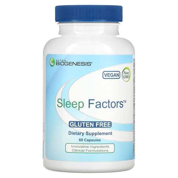 Nutra BioGenesis, Sleep Factors, 60 Capsules