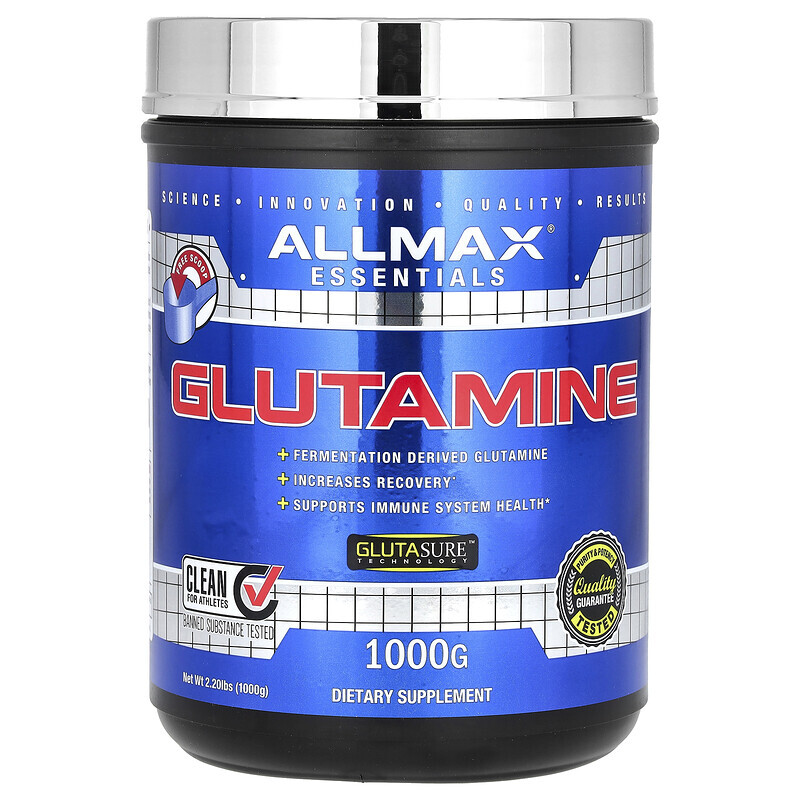 L-глютамин ALLMAX, Глютамин, 1000 г (2,20 фунта)