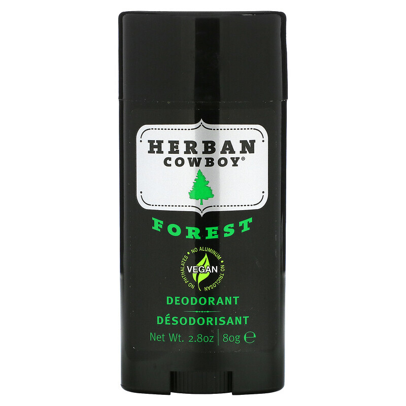 Herban Cowboy, Дезодорант, лесной, 80 г (2,8 унции)