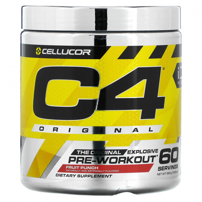 Cellucor, C4 Original Explosive, перед тренировкой, фруктовый пунш, 390 г (13,8 унции)