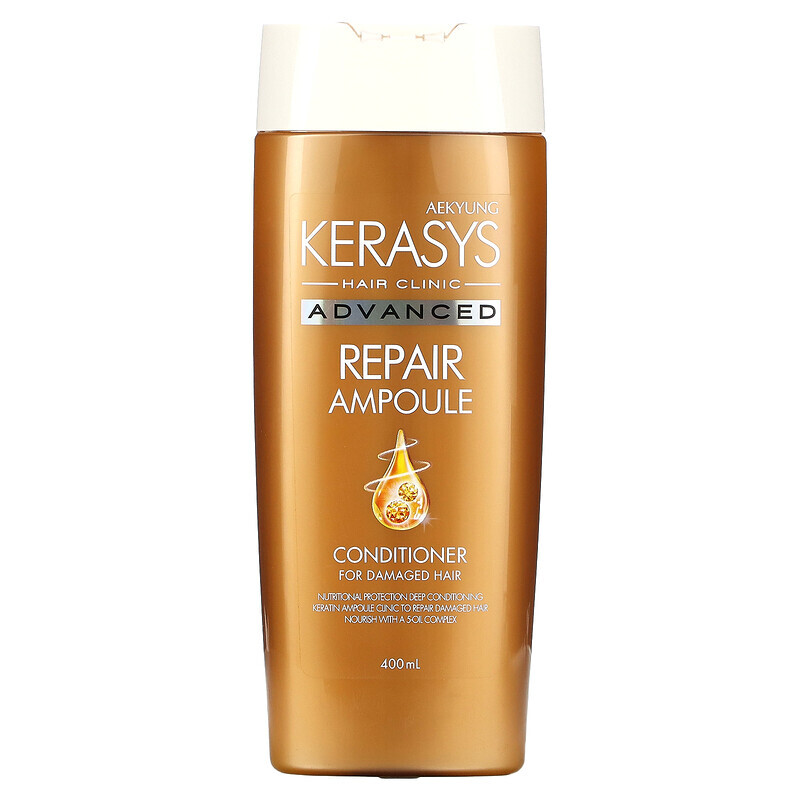 Kerasys, Advanced Rapair Ampoule Conditioner, For Damaged Hair, 400 ml