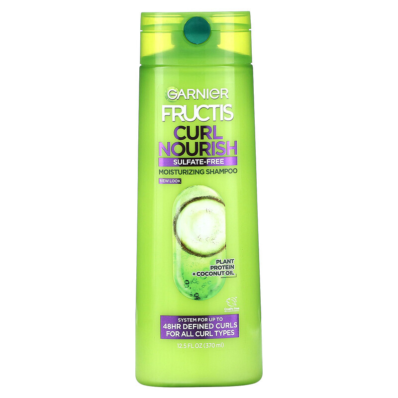 Garnier, Curl Nourish, feuchtigkeitsspendendes Shampoo, für alle Lockentypen, 370 ml (12,5 fl. oz.)