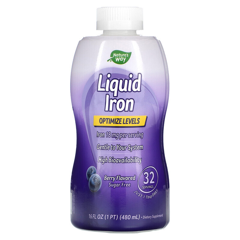 Nature's Way, Liquid Iron, Berry, 16 fl oz (480 ml)