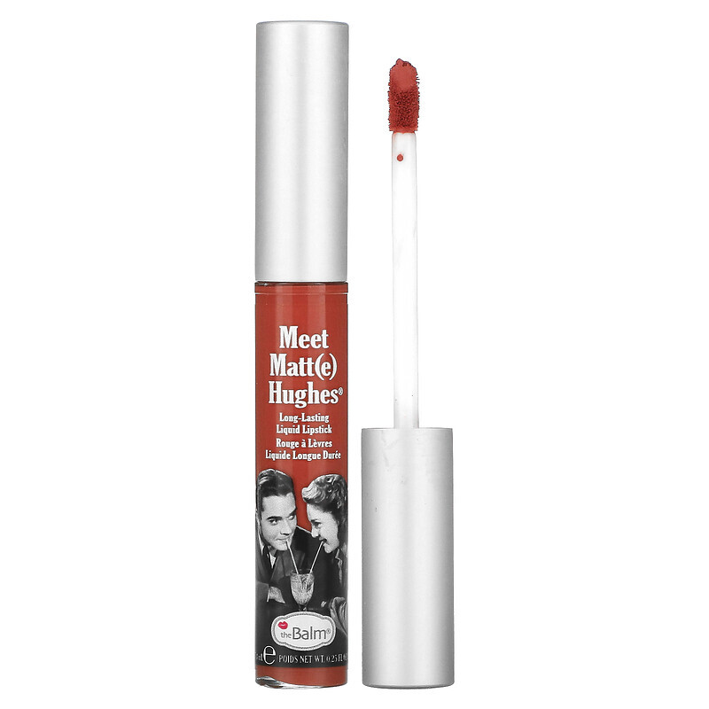 theBalm Cosmetics, Meet Matt(e) Hughes, стойкая жидкая помада, оттенок Committed, 7,4 мл