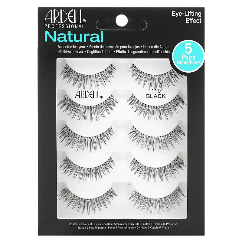 Уход за глазами Ardell, Natural Lash, эффект лифтинга глаз, 5 пар